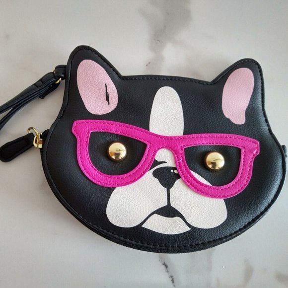 Betsey Johnson Handbags - 🔥3 for$15 Sale❤️💲Betsey Johnson Boston Terrier Wristlet